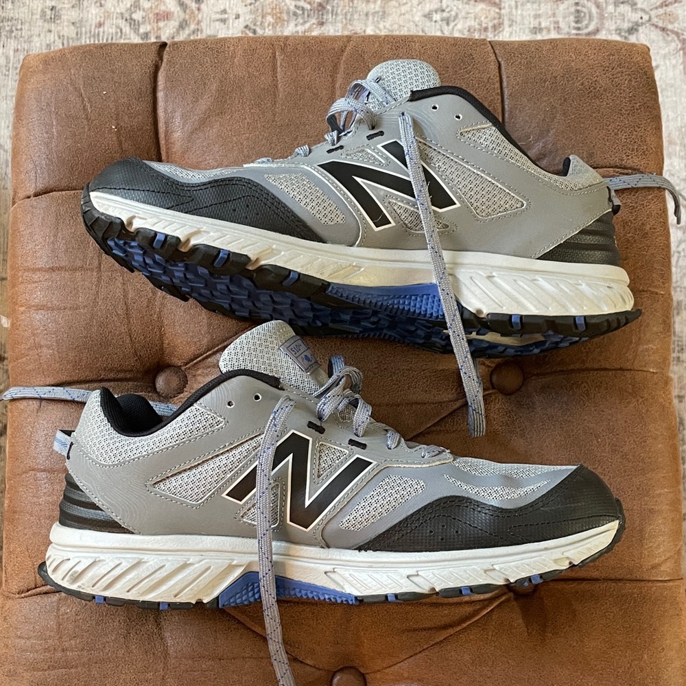 New Balance Men's Athletic Shoes in Gray and Black